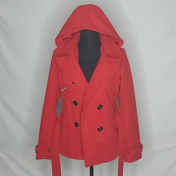 Maralyn & Me Jackets & Blazers - Maralyn & Me heavy fashionable red coat
